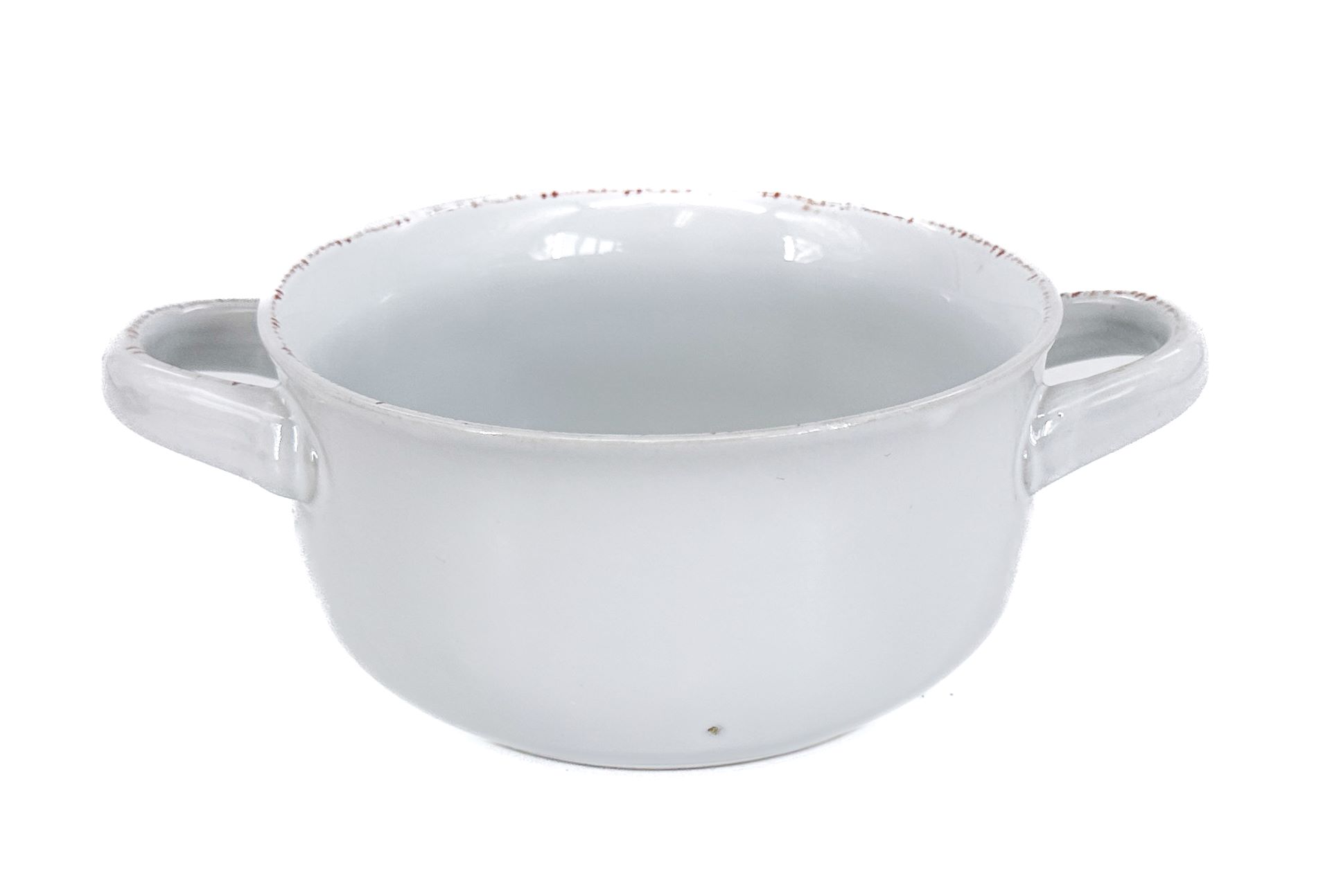 8944-00-00a Kvalitní keramika Bílá keramická miska na polévku 15,5 cm 700 ml